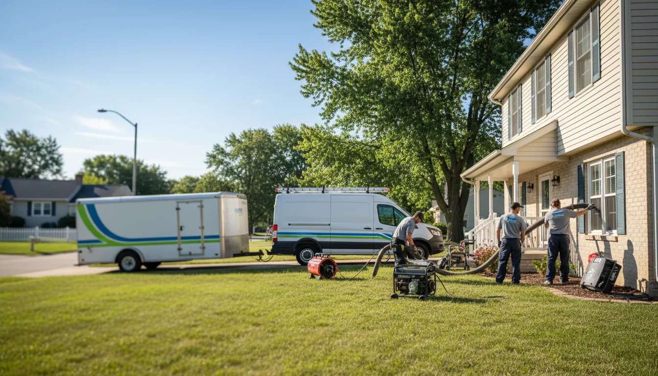 Flooded Basement Restoration And Cleanup With Repair in Fargo, ND near me
